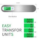 Rechargeable Digital Luggage Scale with LCD Display