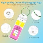 Royal Caribbean & Celebrity Cruise Luggage Tag Set