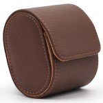Travel Watch Case with Pillow - Brown Organizer