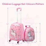 Sandinrayli Girls Luggage Set: Backpack & Suitcase