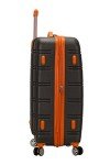 Rockland Melbourne 28" Expandable Hardside Luggage, Charcoal