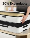 CENSIEN 28" Expandable Hard Shell Luggage - White
