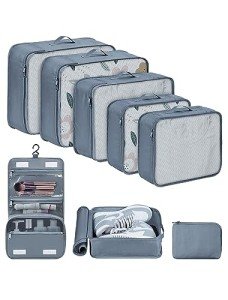 DIMJ 8-Piece Packing Cubes Set for Travel