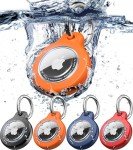 Waterproof AirTag Keychain Holder - Set of 4