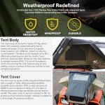 Naturnest Hardshell Rooftop Tent with Luggage Racks