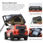 Naturnest Hardshell Rooftop Tent with Luggage Racks