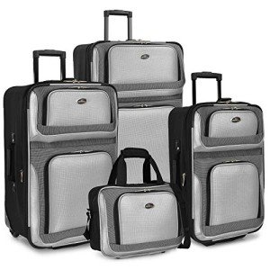 U.S. Traveler New Yorker 4-Piece Expandable Luggage Set