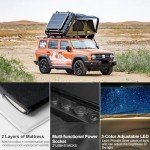 Naturnest Hardshell Rooftop Tent with Luggage Racks