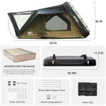 Naturnest Hardshell Rooftop Tent with Luggage Racks