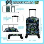 Inprof Kids' 5-Piece Hardside Luggage Set