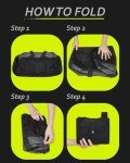 Lightweight Foldable Gym Duffle Bag with Shoe Compartment