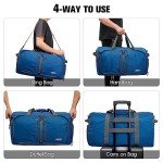 G4Free 65L Water-Repellent Foldable Duffel Bag