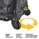 Expandable 28-Inch Softside Designer Luggage Bag