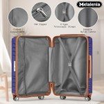 Melalenia 7-Piece Hard Shell Luggage Set