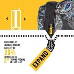 Expandable 28-Inch Softside Designer Luggage Bag