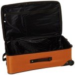 Rockland Journey Expandable Orange Luggage Set - 4 Pieces