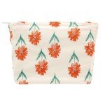 Floral Makeup Organizer Bag for Women Travel