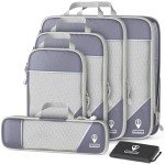 Wanderlust Compression Packing Cubes Set for Travel