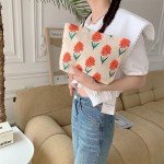 Floral Makeup Organizer Bag for Women Travel