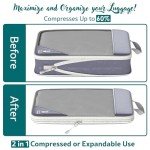 Wanderlust Compression Packing Cubes Set for Travel