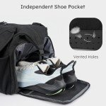 Kookoomia Convertible Gym Bag with Shoe Compartment