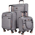Kensie Hudson 3-Piece Softside Spinner Luggage Set