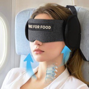 MICOCARE Travel Neck Pillow with Eye Mask