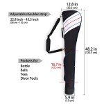 Foldable Lightweight Golf Carry Bag in Multiple Colors