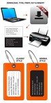 Durable Travel ID Luggage Tags by TUFFTAAG