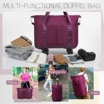 Rolling Duffel Bag with Wheels - Expandable Travel Bag