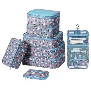 DIMJ 8-Piece Packing Cubes Set for Travel