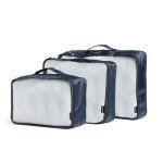 Navy 4-Piece Packing Cube Set for Travel