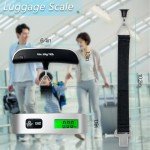 Digital Luggage Scale with LED Display – 110lb Capacity