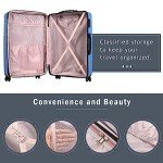 Flieks Lightweight 3-Piece Hardshell Luggage Set