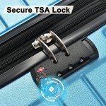 Flieks Lightweight 3-Piece Hardshell Luggage Set