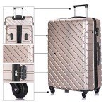Apelila 5-Piece Hardshell Luggage Set - Champagne Gold