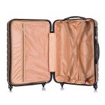 Apelila 5-Piece Hardshell Luggage Set - Champagne Gold