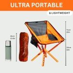 Sit Pack Compact Folding Camping Chair - 265 lbs Capacity