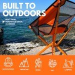 Sit Pack Compact Folding Camping Chair - 265 lbs Capacity