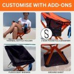 Sit Pack Compact Folding Camping Chair - 265 lbs Capacity
