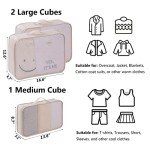 7-Piece Packing Cubes and Travel Bags Set