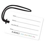 R. Nichols Waterproof Golf Clubs Luggage Tag