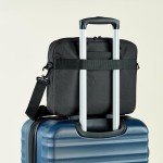 Amazon Basics 14-Inch Laptop Shoulder Bag, Black