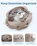 BAGSMART Women's Lightweight Travel Gym Duffle Bag