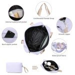 Lavender 6-Piece Expandable Luggage Set with Duffel