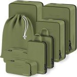 Lumesner 8-Piece Compression Packing Cubes Set