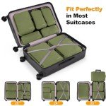 Lumesner 8-Piece Compression Packing Cubes Set