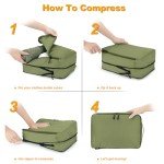 Lumesner 8-Piece Compression Packing Cubes Set
