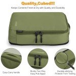 Lumesner 8-Piece Compression Packing Cubes Set