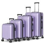 Fridtrip Lightweight Hard Shell Luggage Set - 4 Pieces